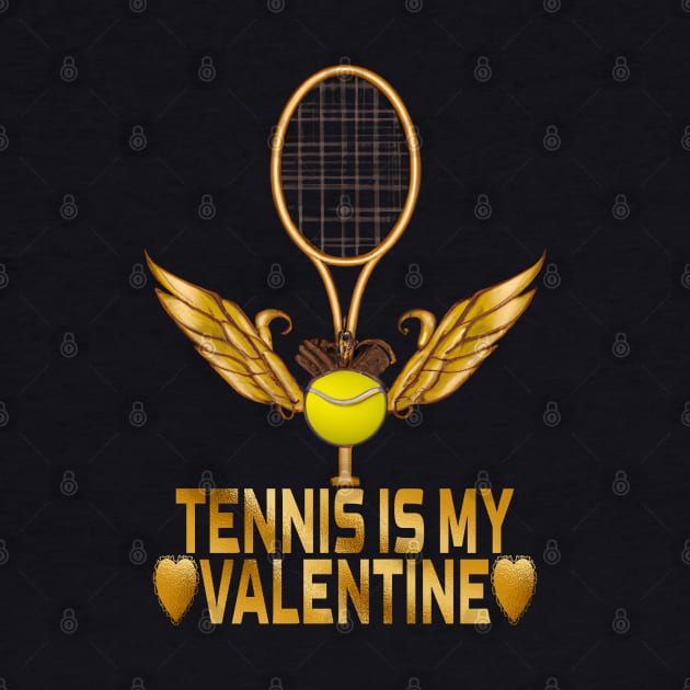 Tennis Is My Valentine, Tennis Lovers by MoMido